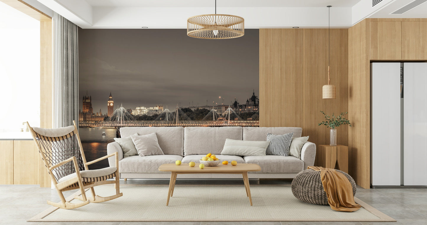 London's Nightfall Wall Mural