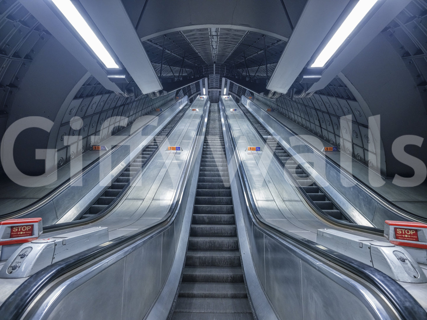 A detail of the architectural lines and tones in the design.

