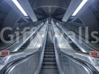 A detail of the architectural lines and tones in the design.

