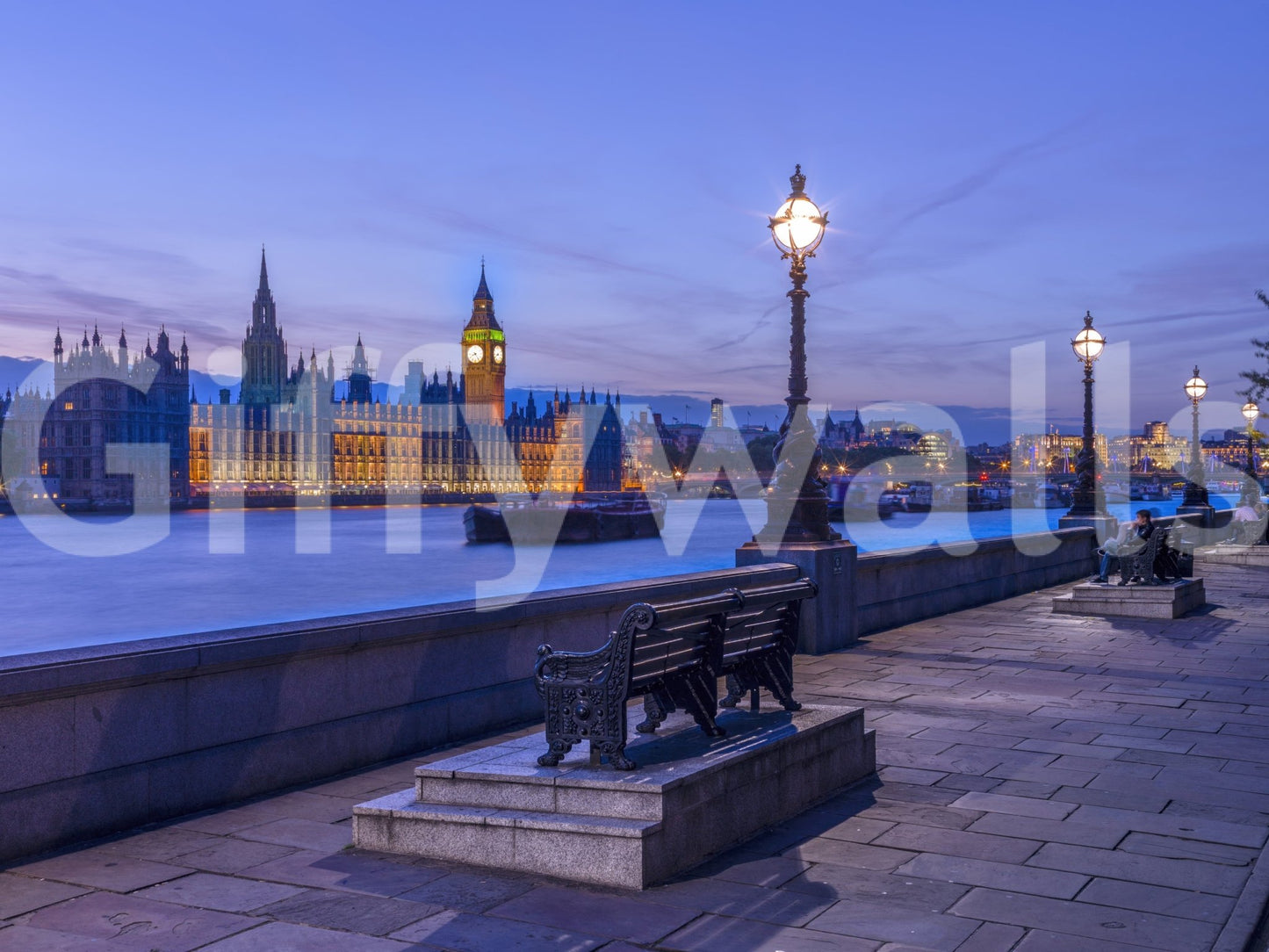 London Twilight Wall Mural