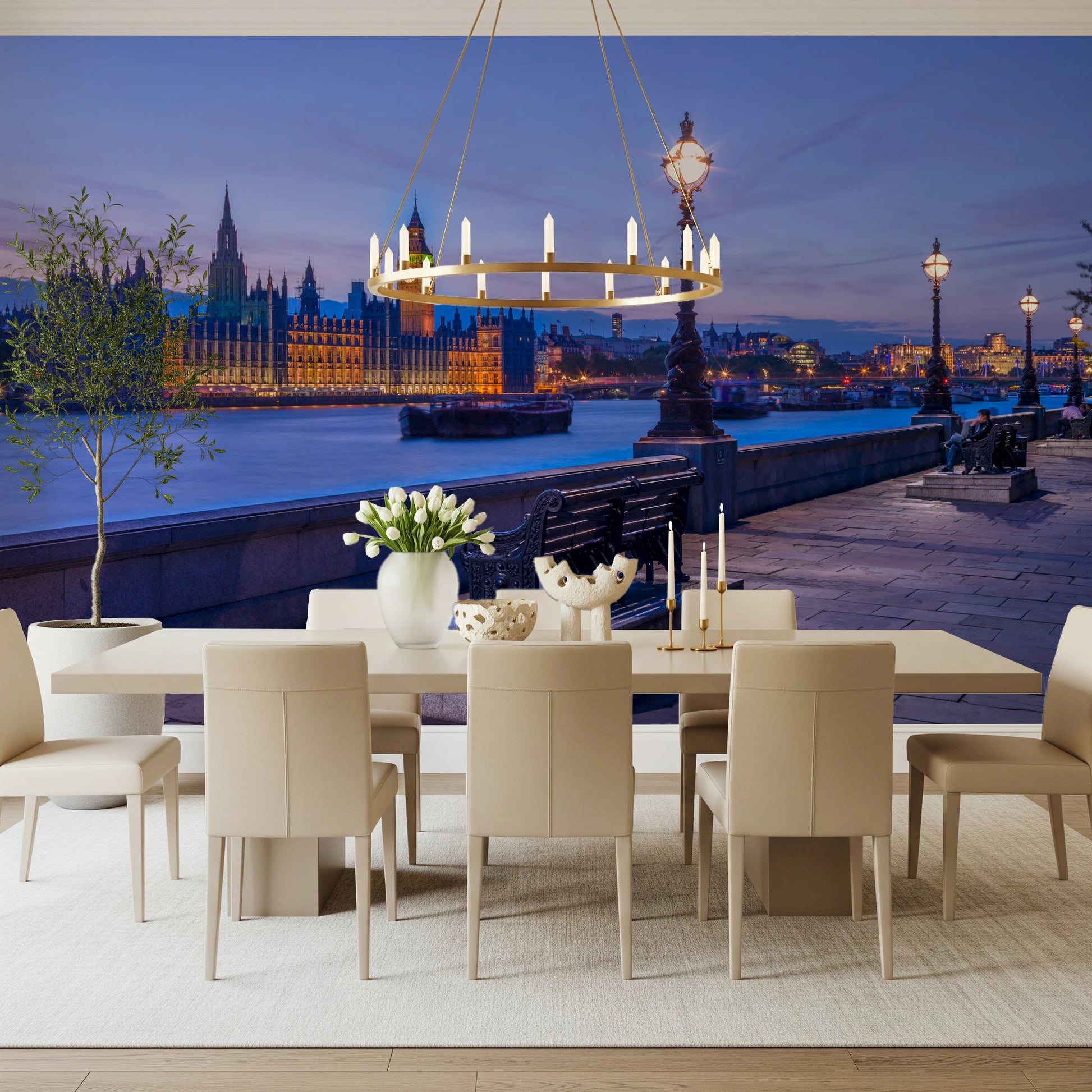 London Twilight Wall Mural