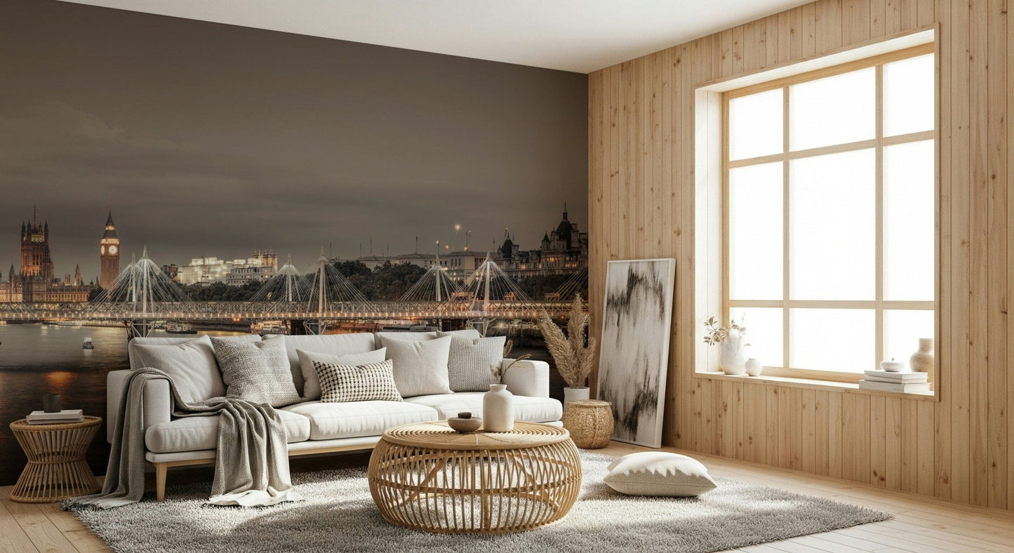 London's Nightfall Wall Mural