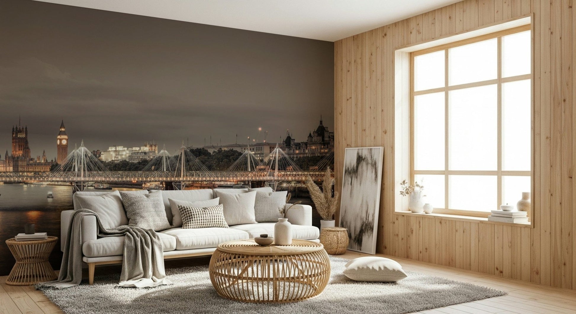 London's Nightfall Wall Mural