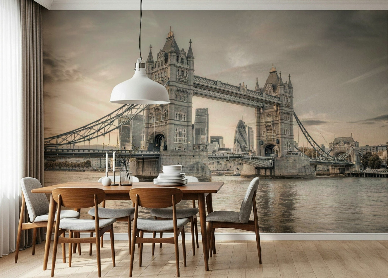 London's Tower Bridge Wall Mural
