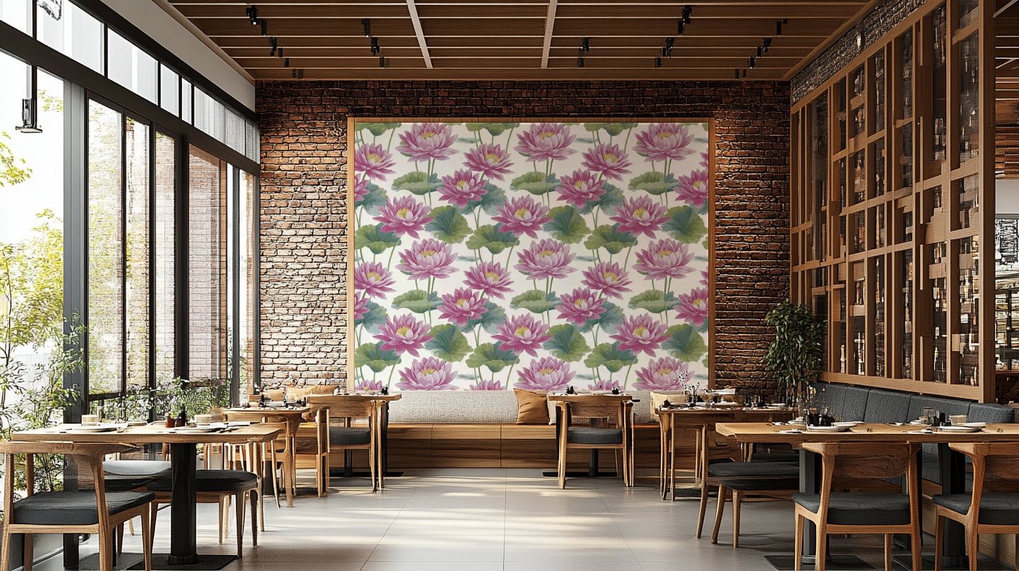 A large-scale botanical art print.

