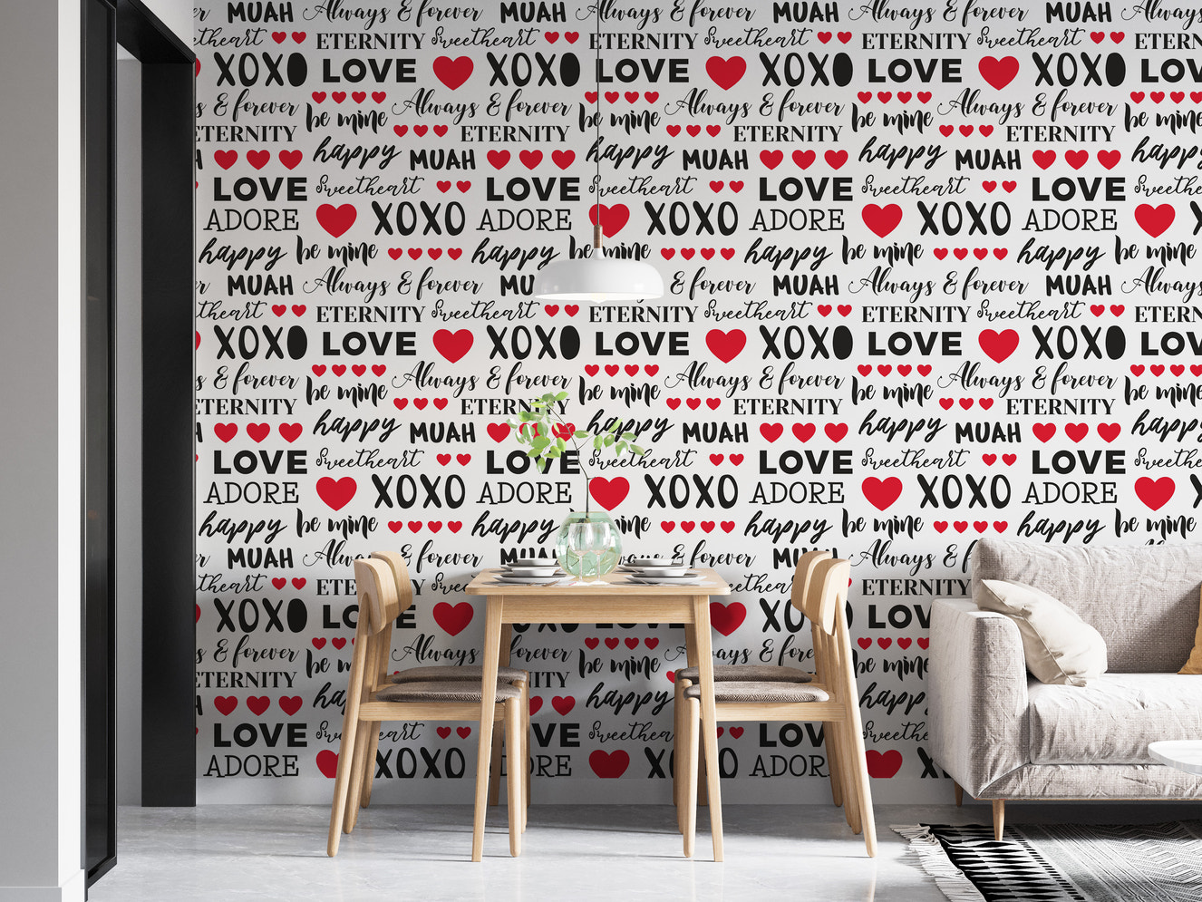 Love Quotes Wallpaper Mural - Giffywalls