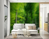 Calm woodland abstract wallpaper
