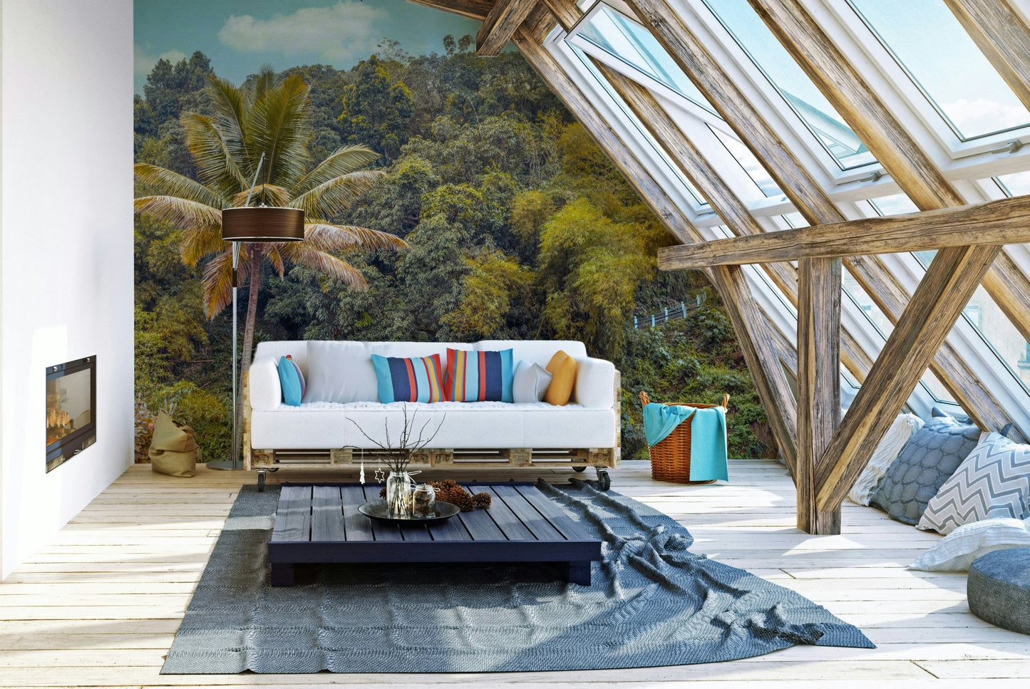 The mood is peaceful and serene.

