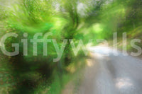 The visual effect is similar to looking directly down at a healthy lawn.

