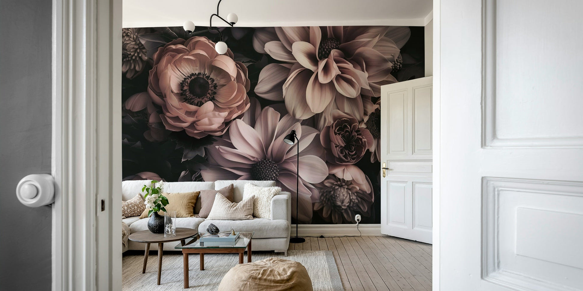 The mood is sophisticated and peaceful.

