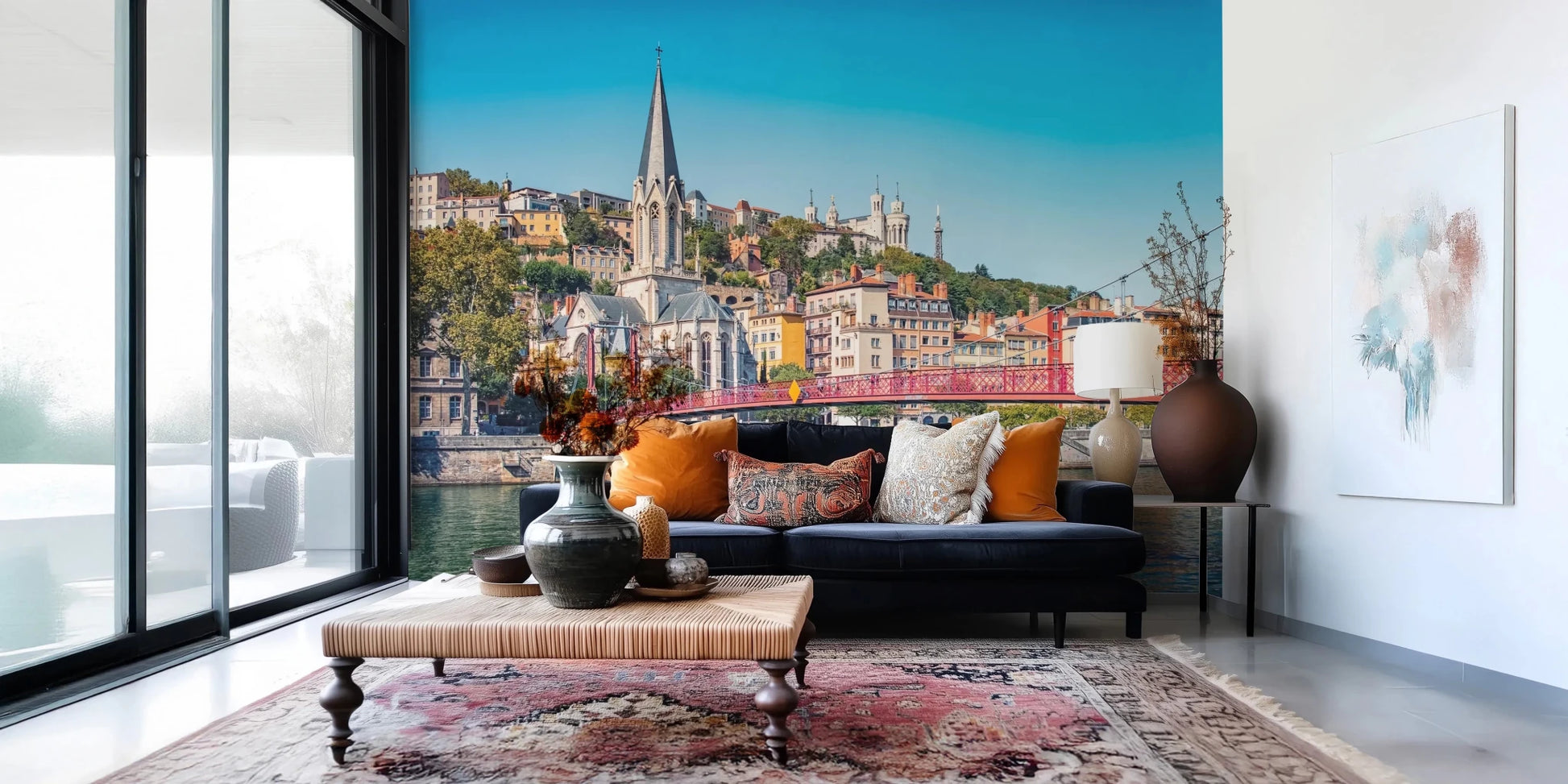 Lyon Landmarks Wall Mural