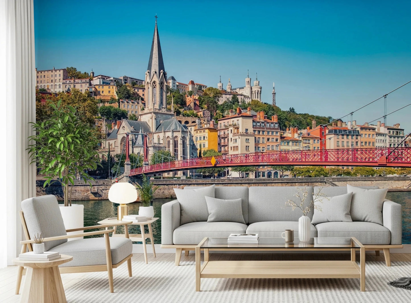 Lyon Landmarks Wall Mural