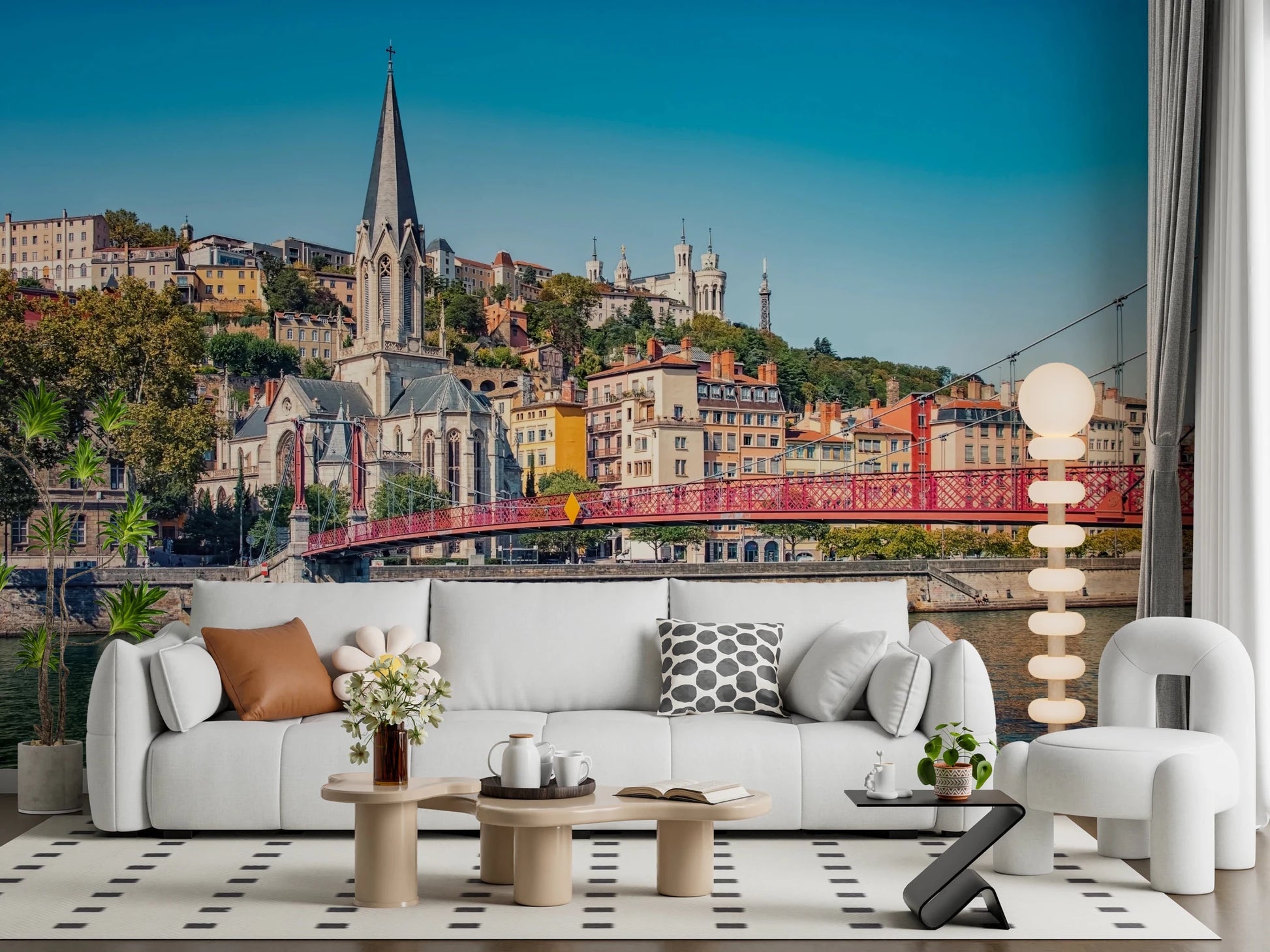 Lyon Landmarks Wall Mural