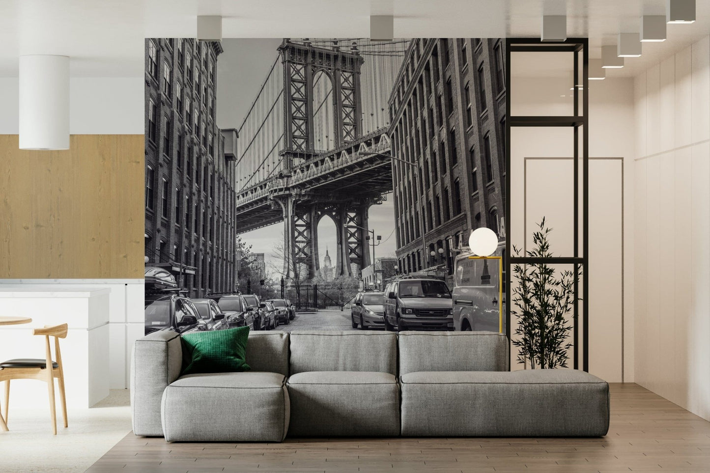Manhattan Bridge from the Dumbo Wall Mural