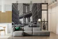 Manhattan Bridge from the Dumbo Wall Mural