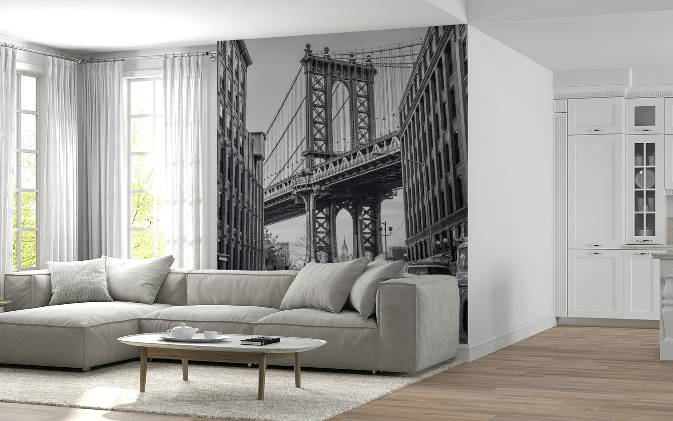 Manhattan Bridge from the Dumbo Wall Mural