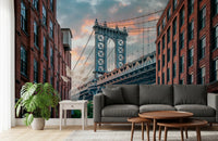 Manhattan Bridge Vista Wall Mural