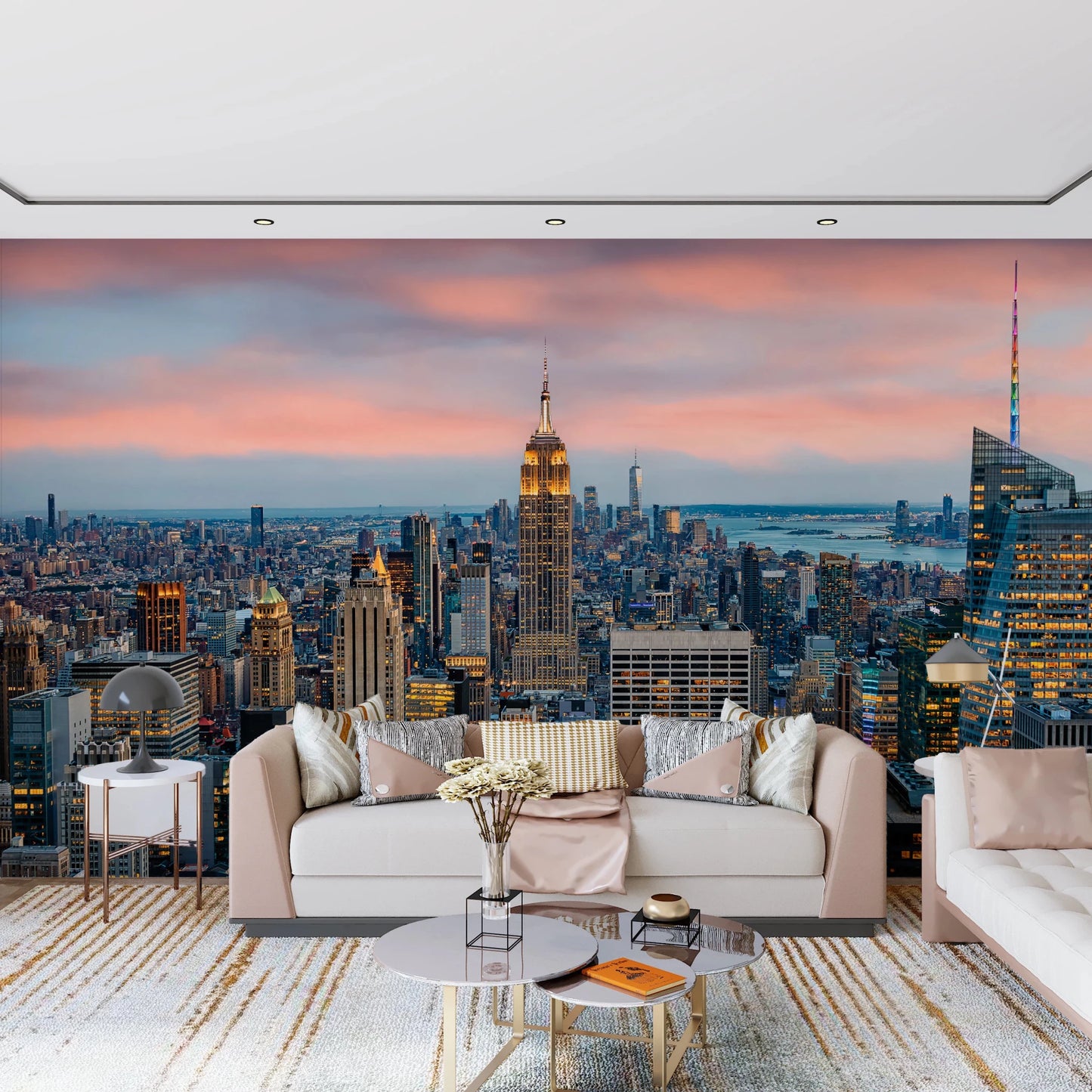 Manhattan Dawn Wall Mural