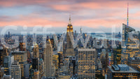 Manhattan Dawn Wall Mural