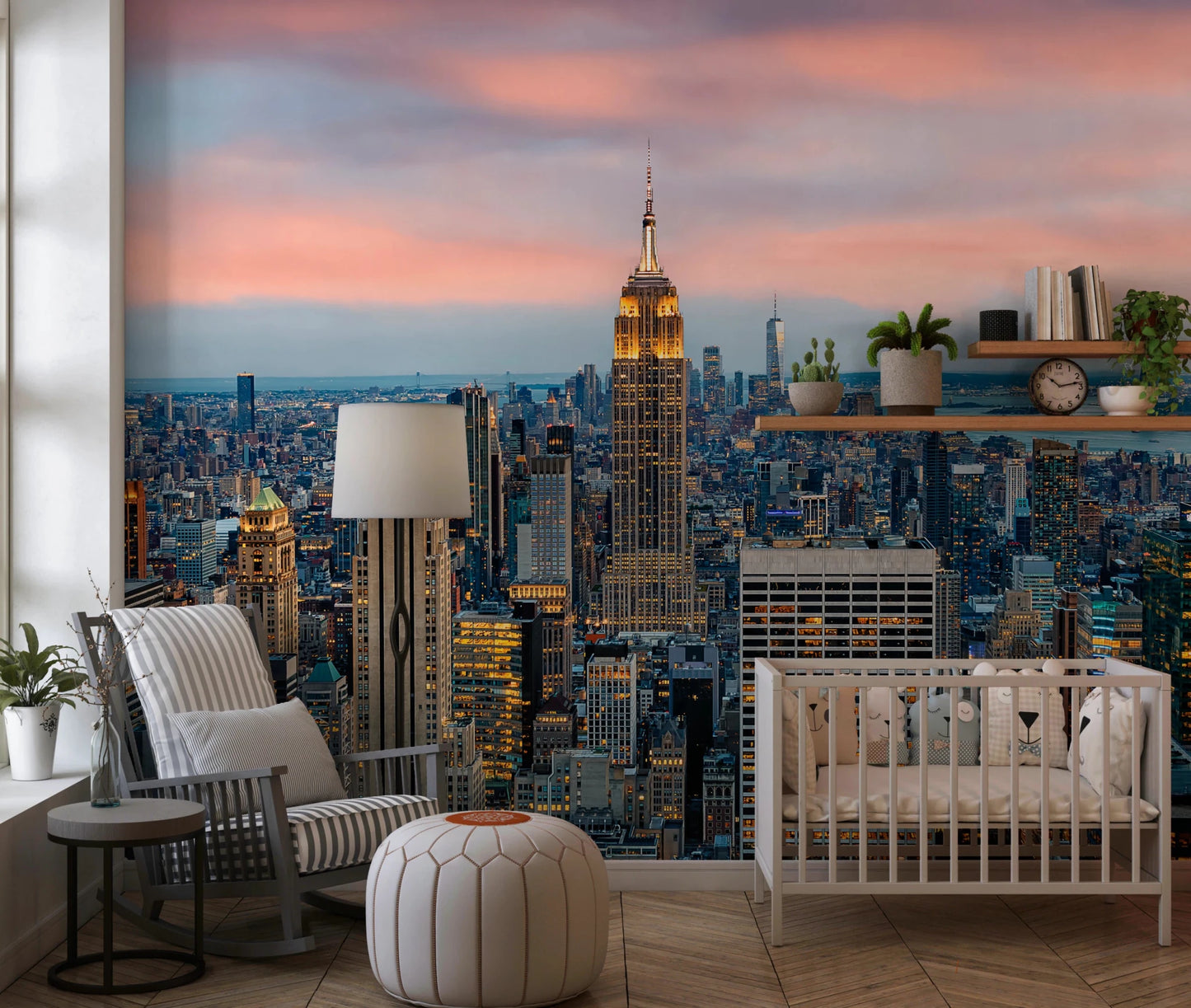 Manhattan Dawn Wall Mural