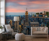 Manhattan Dawn Wall Mural