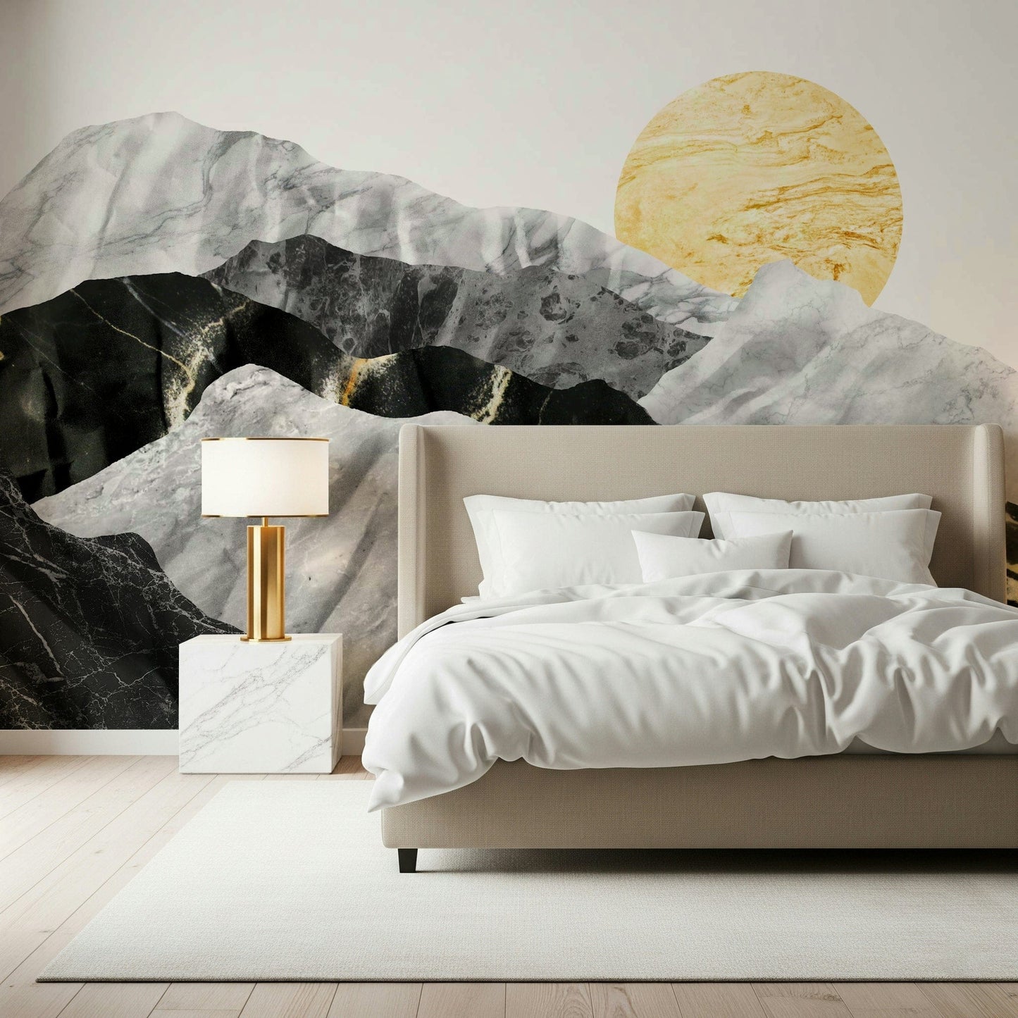 Marble Peaks Wall Mural -2583866
