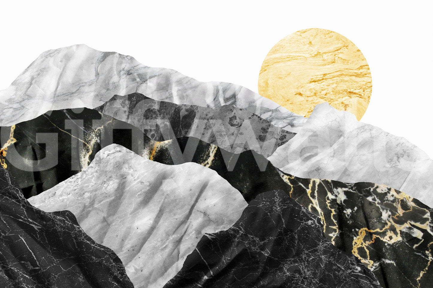 Marble Peaks Wall Mural -2583866