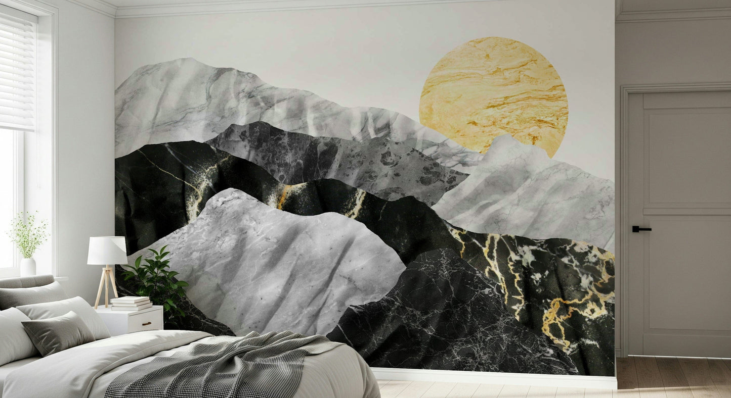 Marble Peaks Wall Mural -2583866