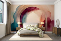 Mayoral Sleep Portal mural with peaceful stars and clouds for sleep spaces.

