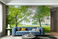 A seamless pattern for a living room or bedroom.

