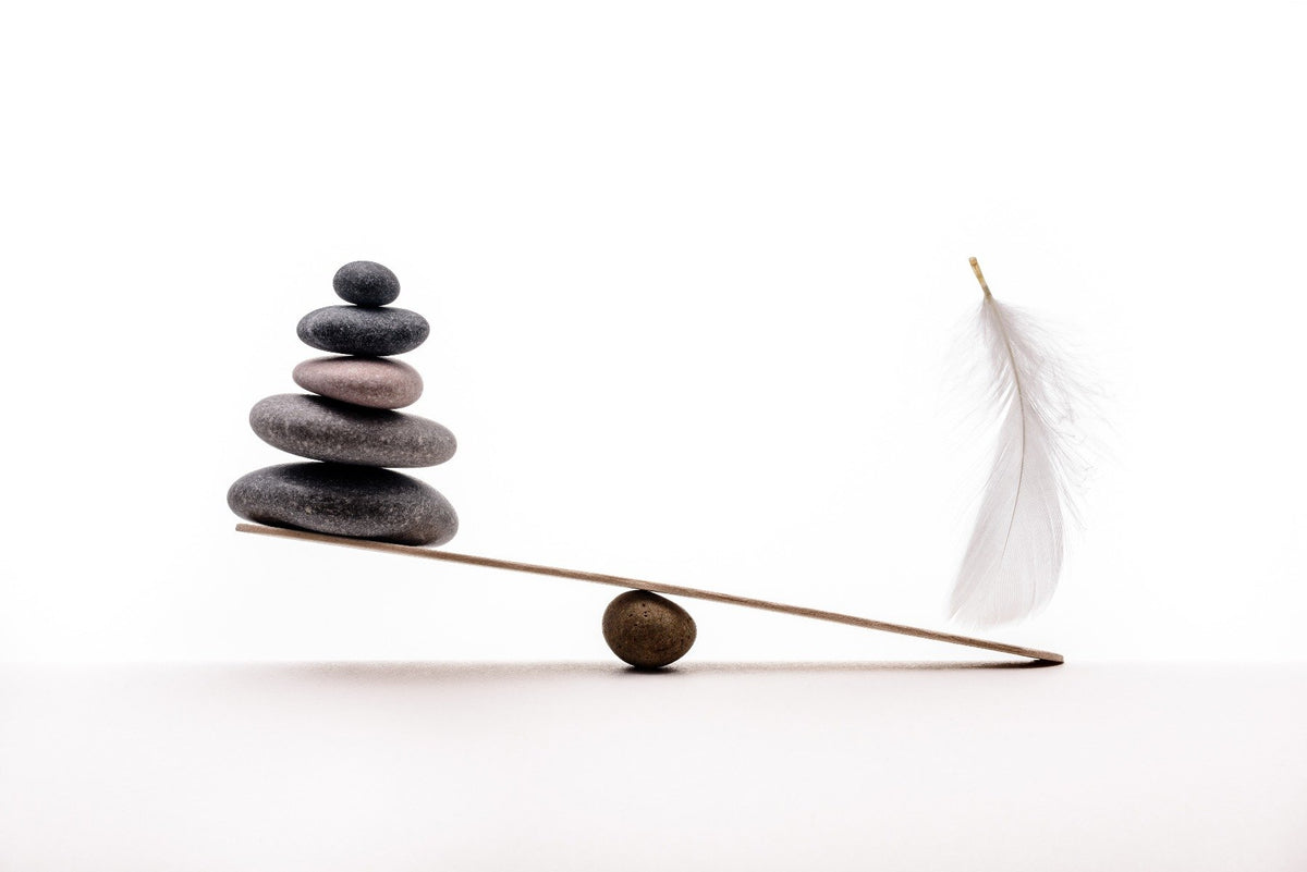 Spa Stones Plume Wallpaper Mural