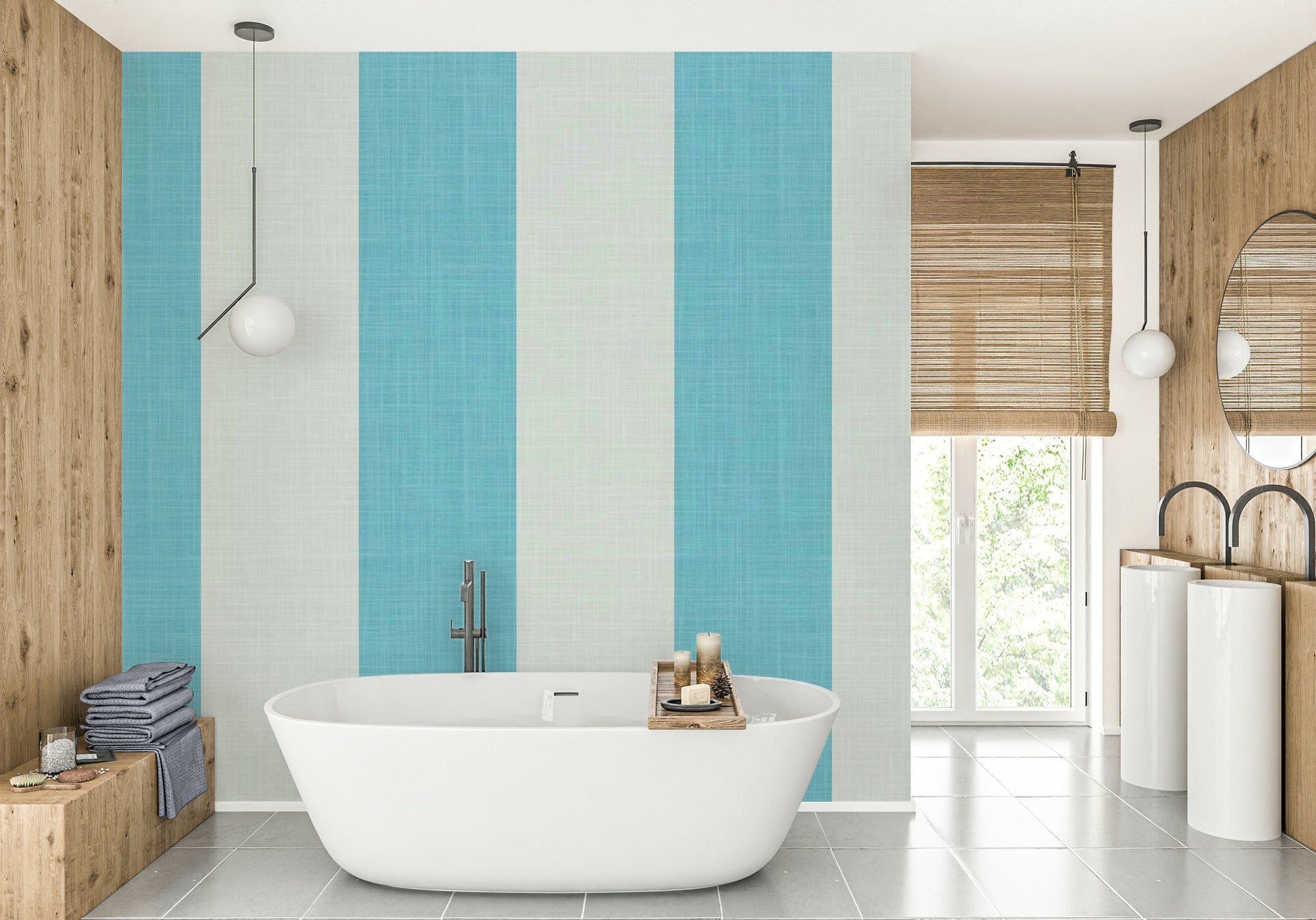 Modern stripe wallpaper design

