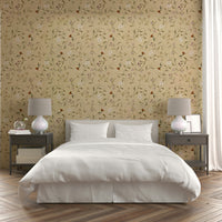 Light and airy floral wallpaper for calm interiors

