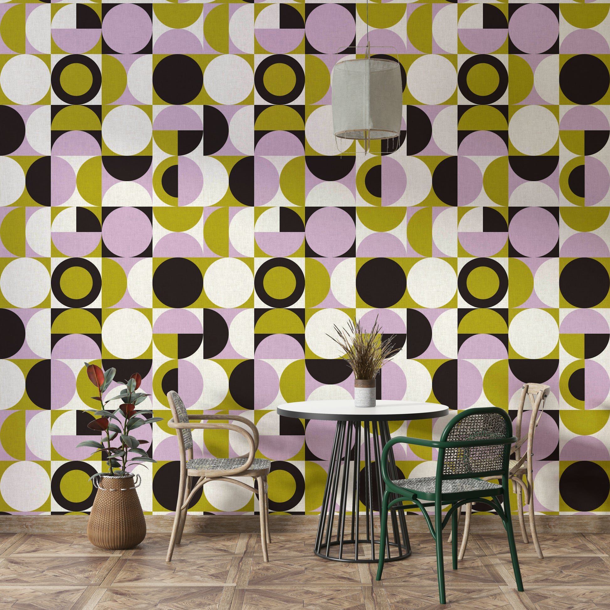 Meraviglia 01 Wallpaper with soft, flowing patterns and subtle tones.

