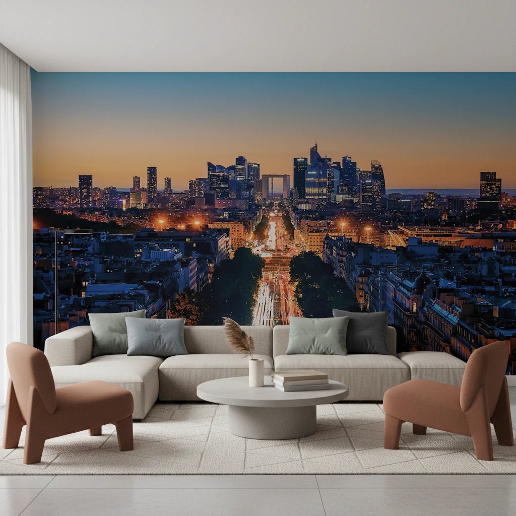 Metropolis Dusk Wall Mural