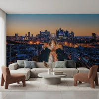 Metropolis Dusk Wall Mural