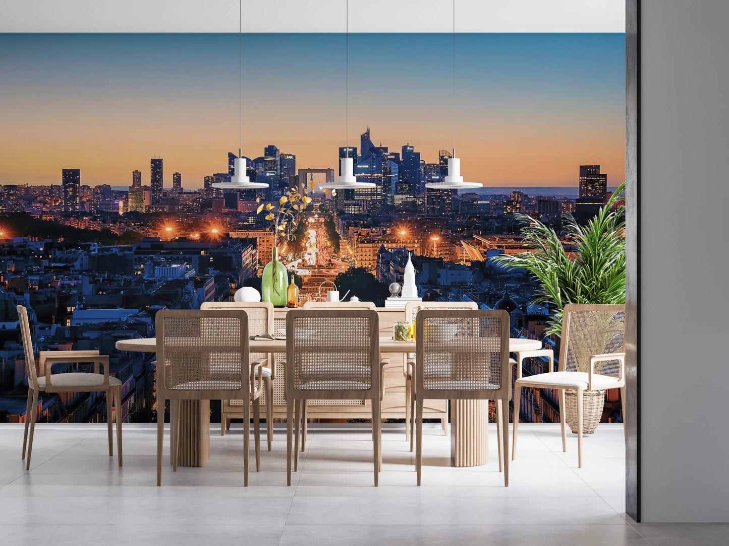 Metropolis Dusk Wall Mural