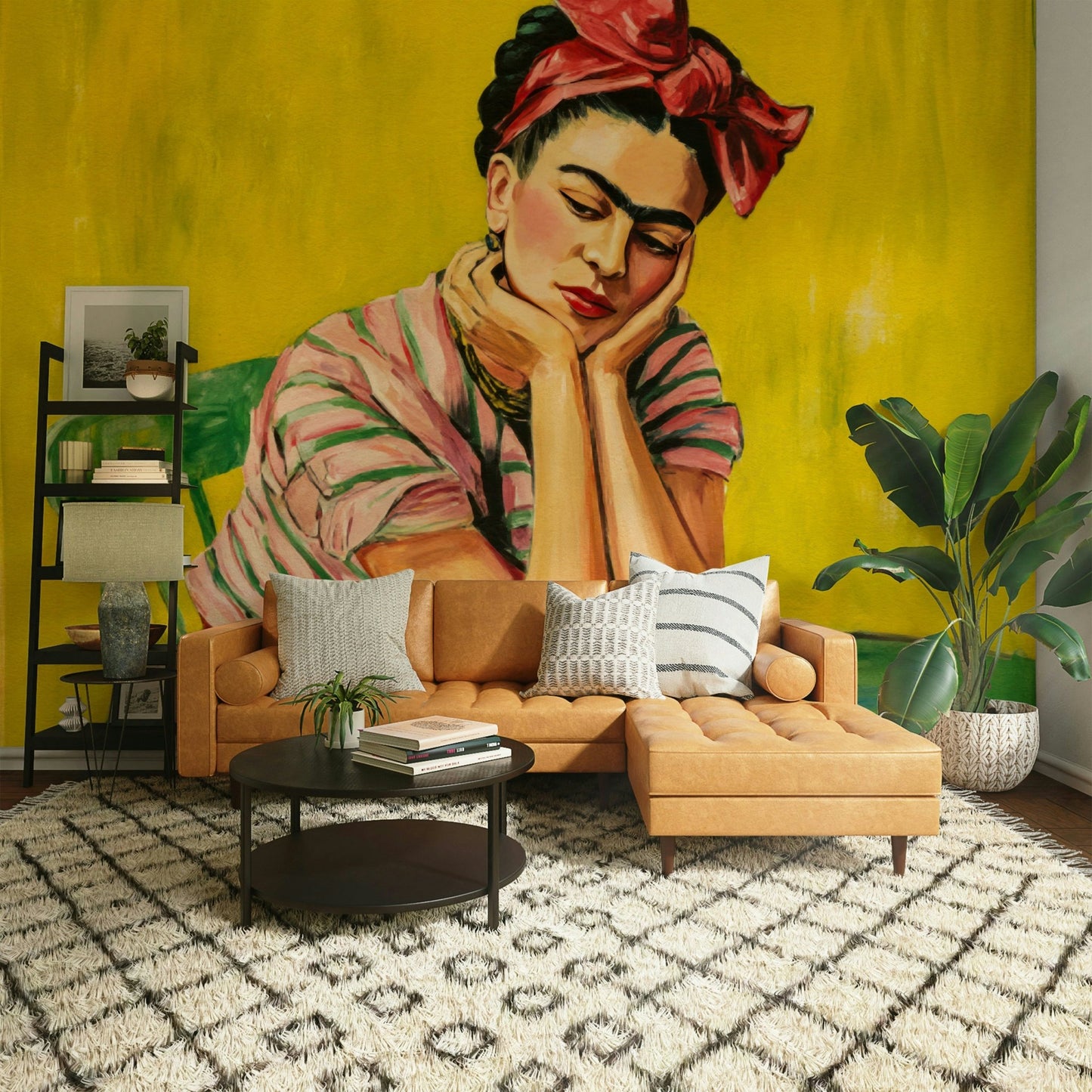 Creative studio with Mexican Muse feature wall


