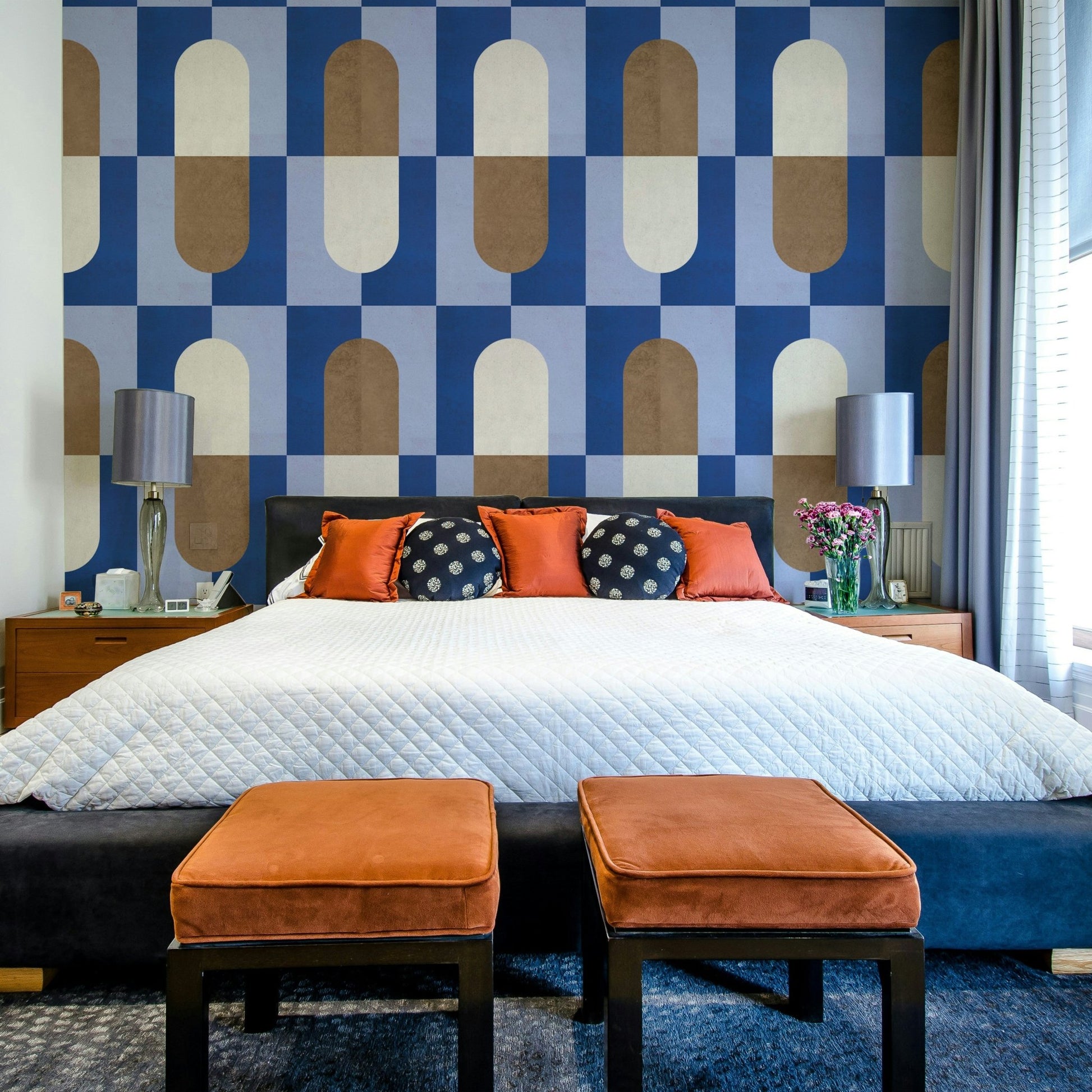 Abstract retro wallpaper pattern

