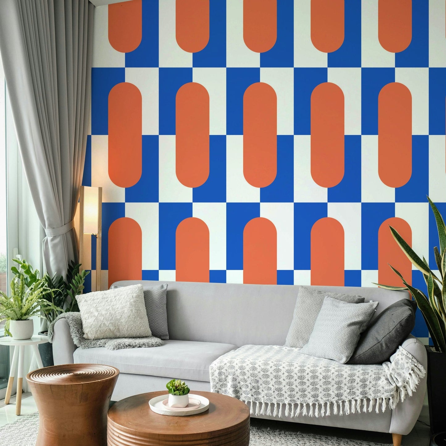 Retro-inspired wallpaper design from Mid Century Collection

