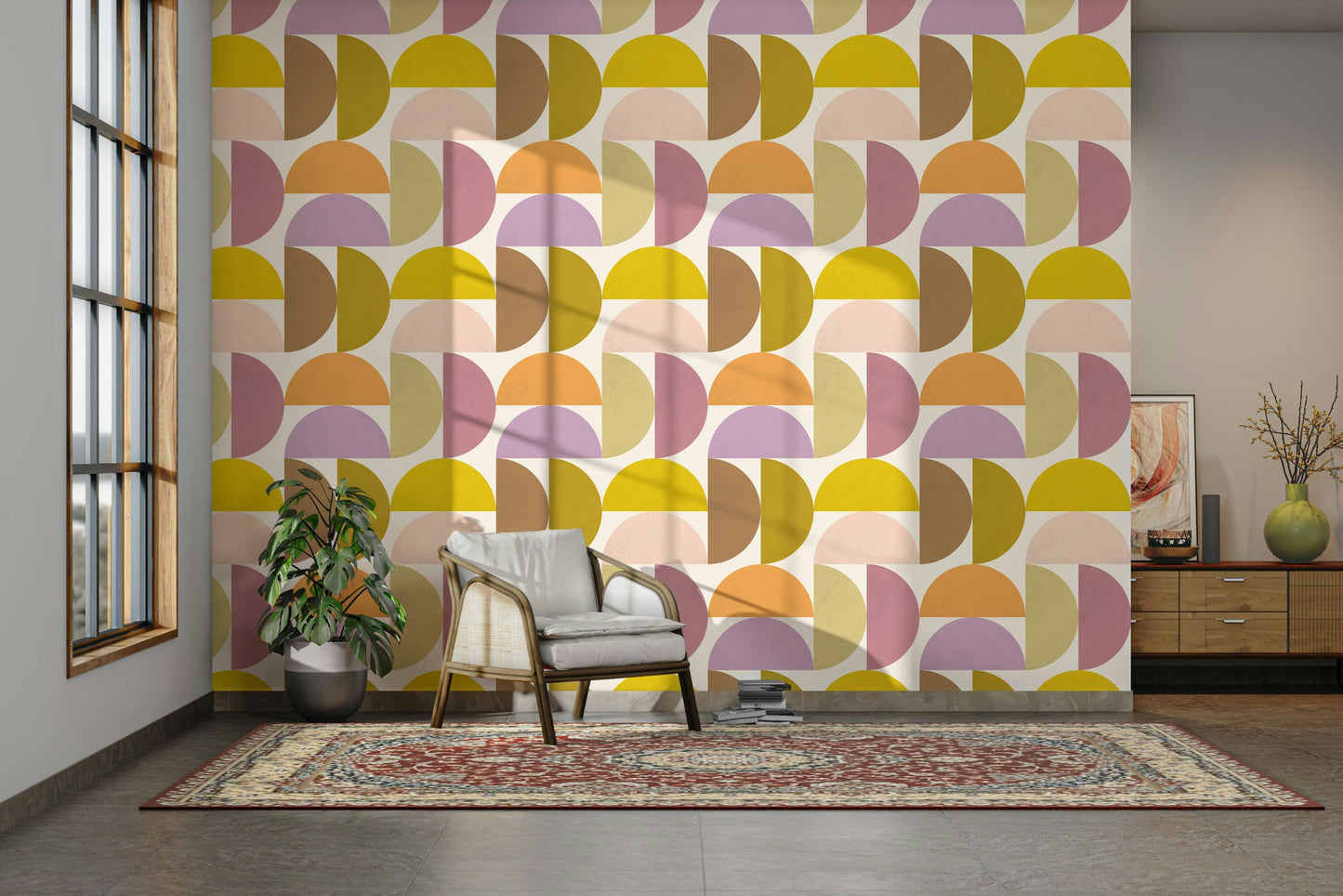 Fond d'écran des teintes modernes du milieu du siècle⁠