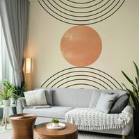 Mid - Century Modern Minimalism Wall Mural