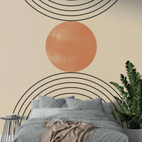 Mid - Century Modern Minimalism Wall Mural