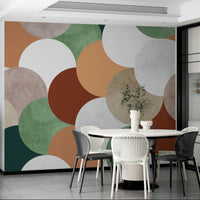 Mid century modern wall mural

