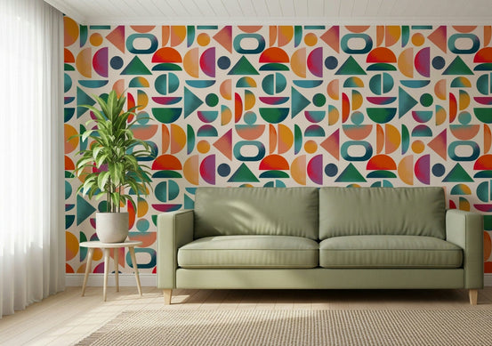 Mid - Century Pop Wallpaper⁠