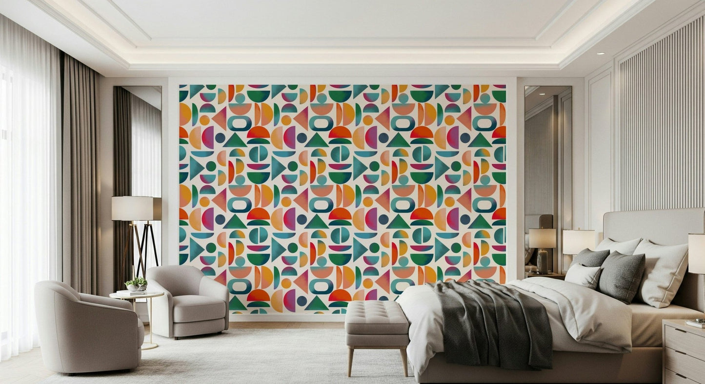 Mid - Century Pop Wallpaper⁠