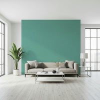 Texture Blue wall mural, subtle distressed look, aqua background, retro home.
