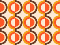 Mid Mod Classic Dots Beige Wallpaper - Giffywalls