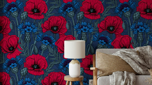 Detailed botanical wallpaper for walls featuring artichoke buds

