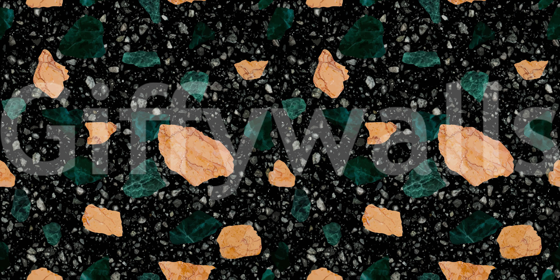 Elegant Midnight Stone wallpaper fashionable surface pattern.